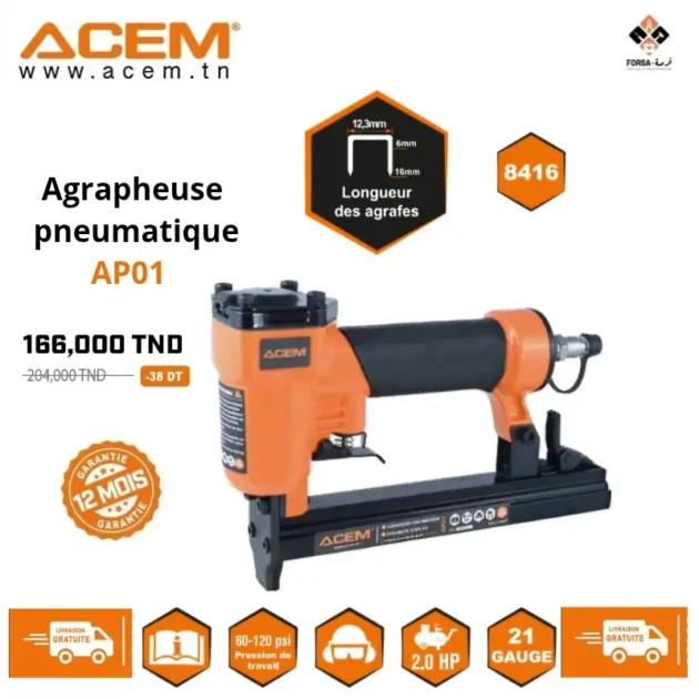 Agrapheuse pneumatique AP01