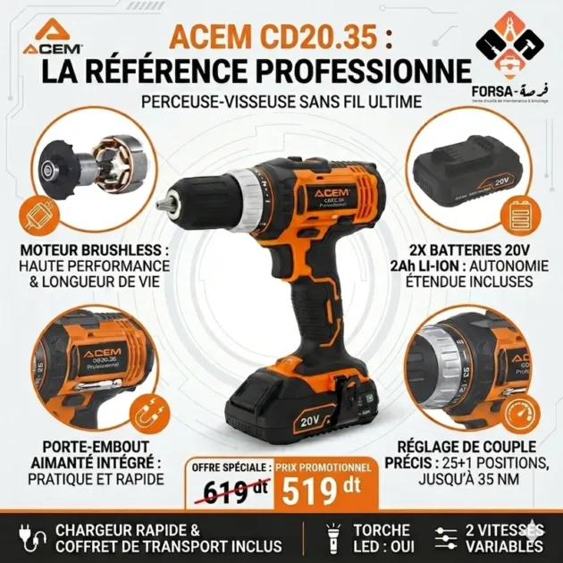 Visseuse acem 20V