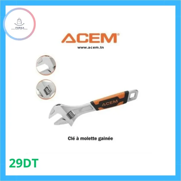 clé a moulette gainée