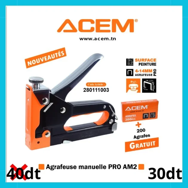 AGRAFEUSE MANUELLE PRO