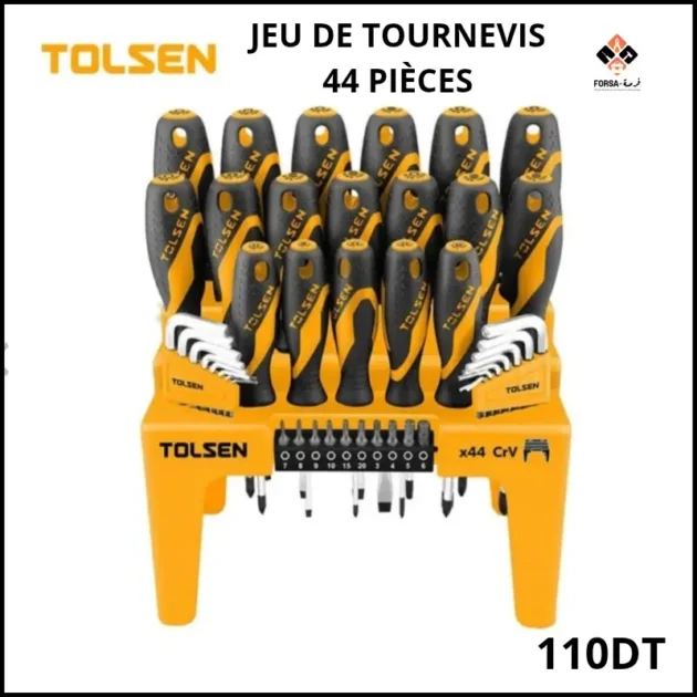 JEU DE TOURNEVIS 44 PIÈCES