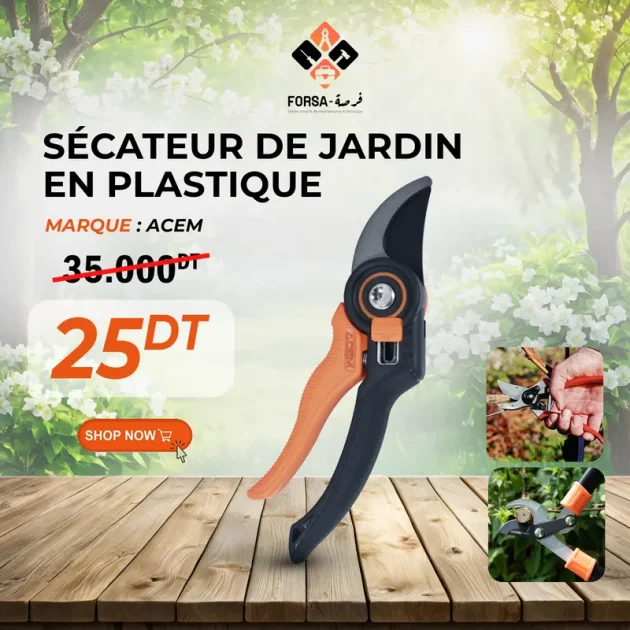 Sécateur de Jardin en Plastique 322-280770322